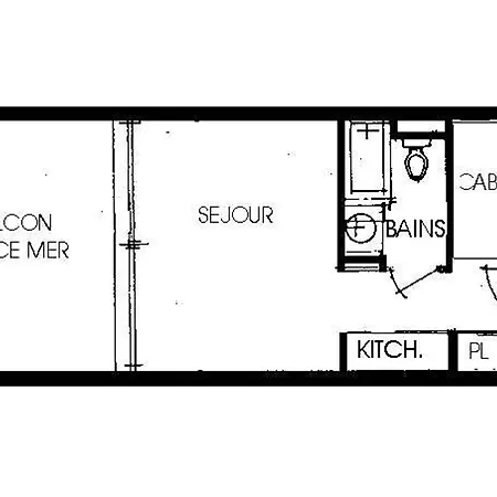 + Cabine, 4 Pers. Avec Clim Et Parking, - Fr-1-803-49 شقة *